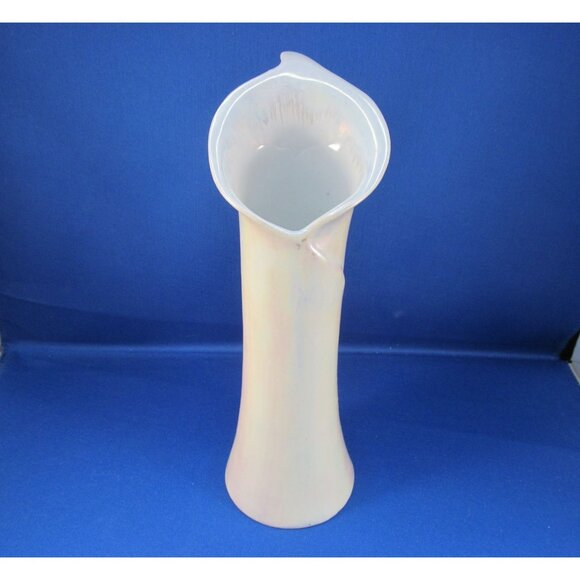 Vintage Lusterware Jack in the Pulpit "Calla Lily" Vase Signed F.T.D.A - Picture 2 of 11